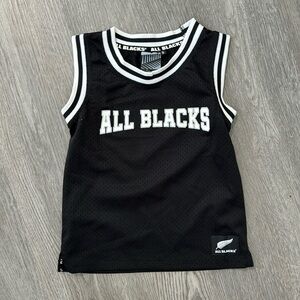 Youth All blacks Kids Jersey Number 15 size 5
